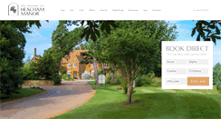 Desktop Screenshot of heacham-manor.co.uk